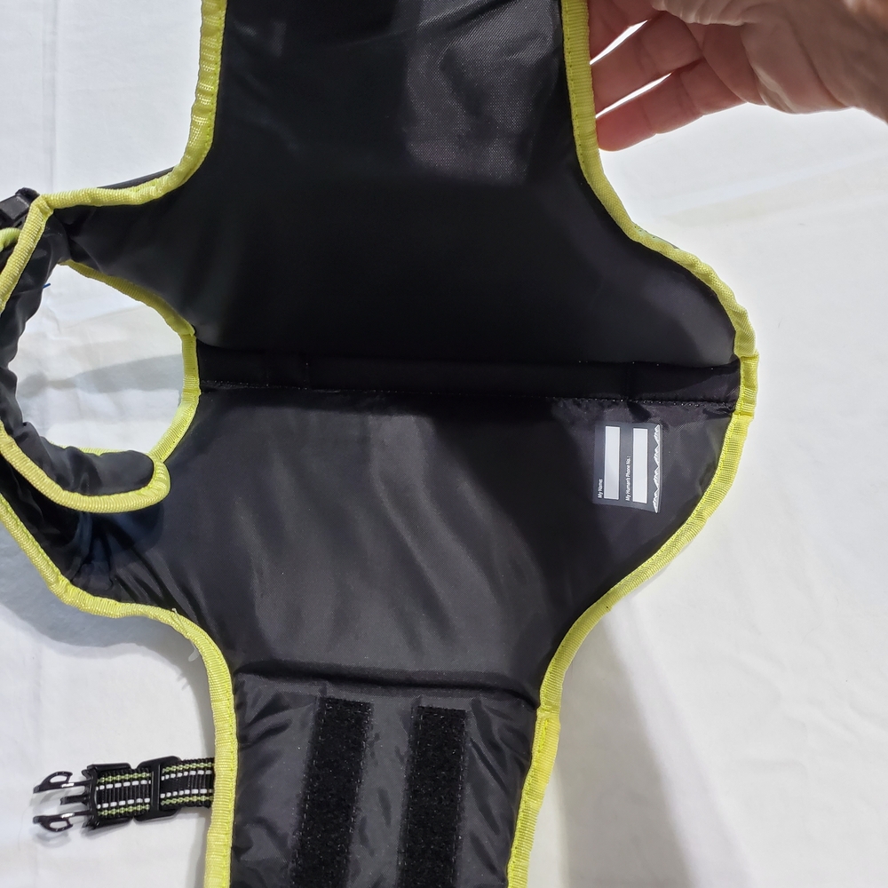 Arcadia Trail Dog Life Jacket Small Neon Yellow Reflective Flotation Vest Swim - Picture 5 of 6